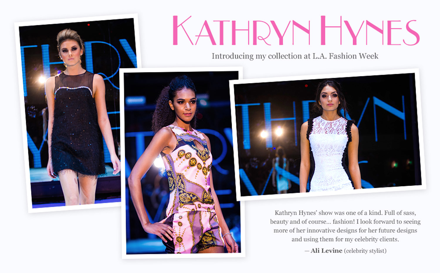 Kathryn Hynes Spring/Summer 2014 Collection